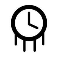 Negative time consumption icon. Vector. vector