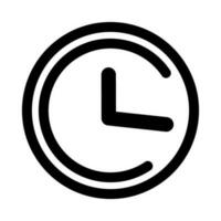 Simple wall clock icon. Time icon. Vector. vector