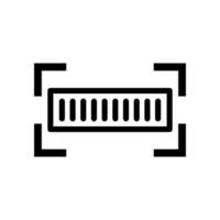 Barcode scan icon. Identifier. Vector. vector