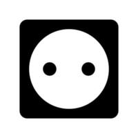 Type C socket icon. Power supply. Vector. vector