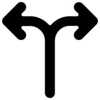 split arrow vector icon