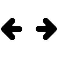 horizontal expand arrow vector icon