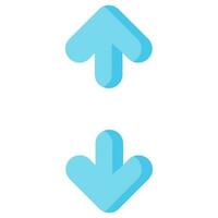 vertical expand arrow vector flat icon