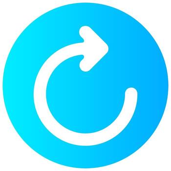 next arrow vector gradient round icon