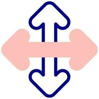 drag arrow vector icon
