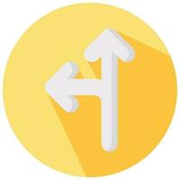 left exit arrow vector round flat icon