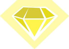 Diamond Icon Vector Illustration. Flat design style eps 10.
