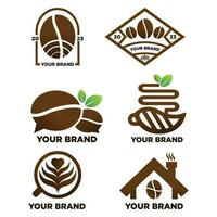 Vector Bundle Coffee Modern Logo Suitable for a Business Logo