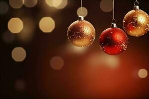 Navidad árbol juguetes pelotas en un cuerda foto