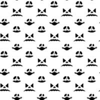 Halloween Seamless pattern in doodle style. Vector hand drawn holiday illustration. Line art sketch