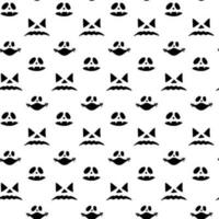 Halloween Seamless pattern in doodle style. Vector hand drawn holiday illustration. Line art sketch