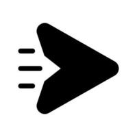 enviar icono vector símbolo diseño ilustración