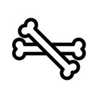 Bone Icon Vector Symbol Design Illustration