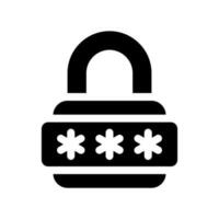 Password Icon Vector Symbol Design Illustration