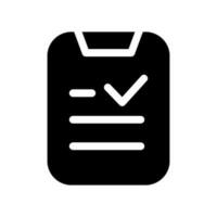 Checklist Icon Vector Symbol Design Illustration