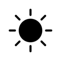 Brightness Icon Vector Symbol Design Illustration