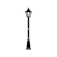 Street light vector icon. Street lighting illustration sign. Flashlight symbol. lamp logo.