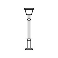 calle ligero vector icono. calle Encendiendo ilustración signo. Linterna símbolo. lámpara logo.