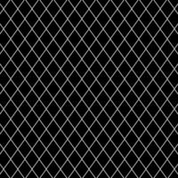 Black and white rhombus diamond mosaic grid seamless pattern. Rhombuses structure geometric background vector art.