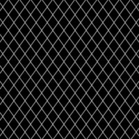 Black and white rhombus diamond mosaic grid seamless pattern. Rhombuses structure geometric background vector art.