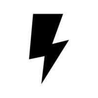 Lightning Bolt Icon Vector Symbol Design Illustration