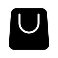 compras bolso icono vector símbolo diseño ilustración