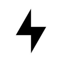 Lightning Icon Vector Symbol Design Illustration