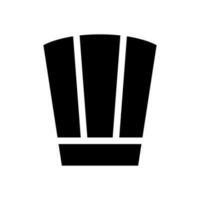 cocinero sombrero icono vector símbolo diseño ilustración