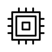 Processor Icon Vector Symbol Design Illustration