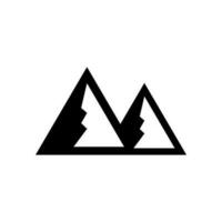 Mountain Icon Vector Symbol Design Illustration