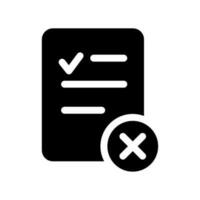 Cancel Order Icon Vector Symbol Design Illustration