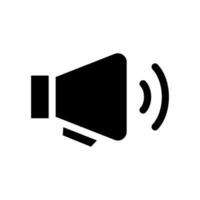 Loudspeaker Icon Vector Symbol Design Illustration