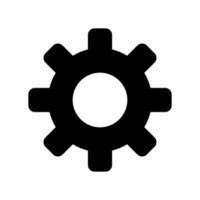 Settings Icon Vector Symbol Design Illustration