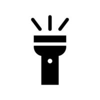 Flashlight Icon Vector Symbol Design Illustration