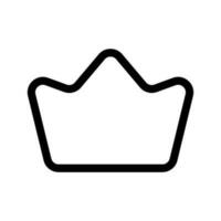 Crown Icon Vector Symbol Design Illustration