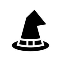 Witch Hat Icon Vector Symbol Design Illustration