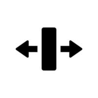 Split Icon Vector Symbol Design Illustration