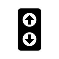 Elevator Buttons Icon Vector Symbol Design Illustration