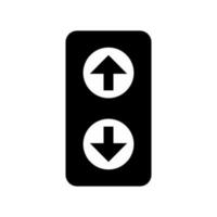 Elevator Buttons Icon Vector Symbol Design Illustration