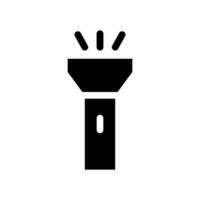 Flashlight Icon Vector Symbol Design Illustration