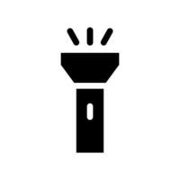 Flashlight Icon Vector Symbol Design Illustration