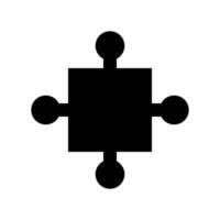 Puzzle Icon Vector Symbol Design Illustration