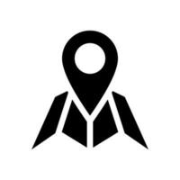 Map Icon Vector Symbol Design Illustration