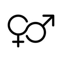 Gender Fluid Icon Vector Symbol Design Illustration