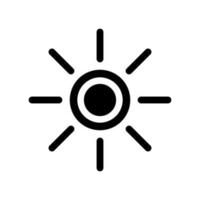 Brightness Icon Vector Symbol Design Illustration