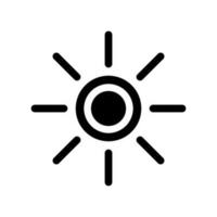 Brightness Icon Vector Symbol Design Illustration