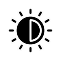 Brightness Icon Vector Symbol Design Illustration