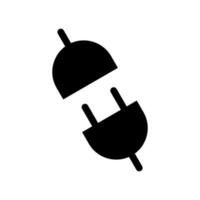 enchufe icono vector símbolo diseño ilustración