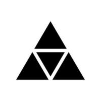 Triangle Icon Vector Symbol Design Illustration
