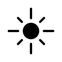 Brightness Icon Vector Symbol Design Illustration